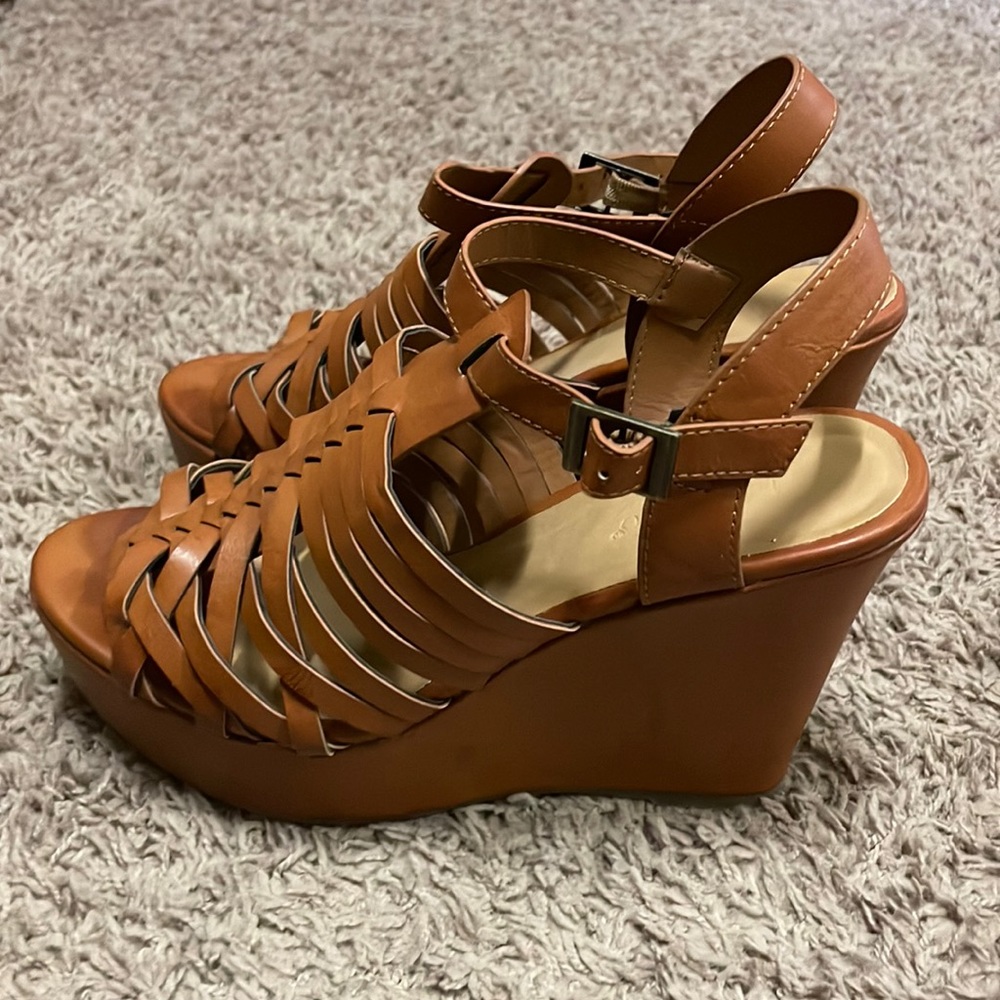 Bamboo platform wedges!